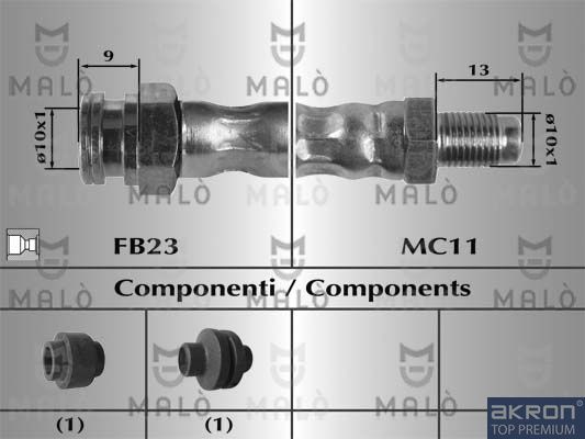 Тормозной шланг MALO 8902