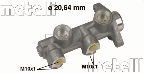 Главный тормозной цилиндр METELLI 050186