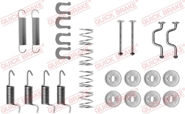 Комплектующие, стояночная тормозная система QUICK BRAKE 1050810