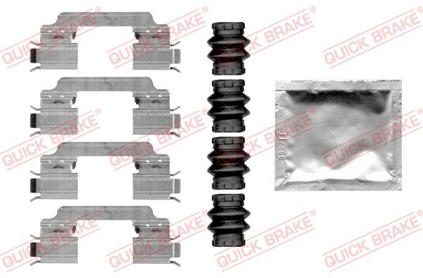 Комплектующие, колодки дискового тормоза QUICK BRAKE 1090010