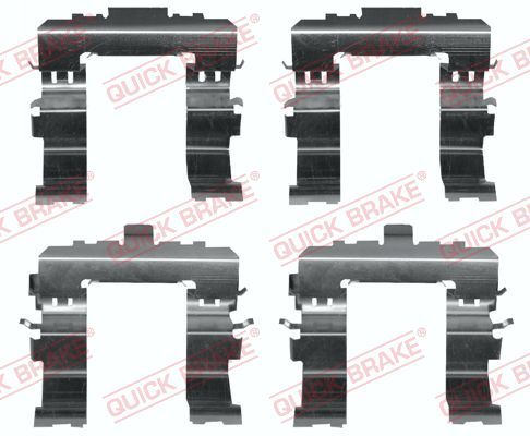 Комплектующие, колодки дискового тормоза QUICK BRAKE 1090020