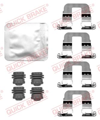 Комплектующие, колодки дискового тормоза QUICK BRAKE 1090106