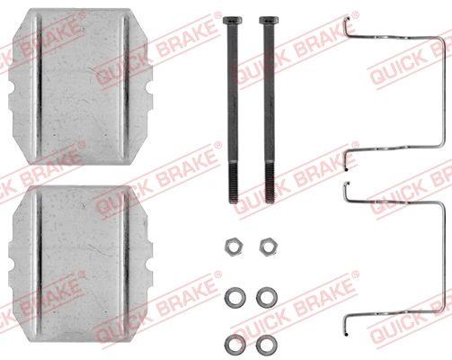 Комплектующие, колодки дискового тормоза QUICK BRAKE 1091053
