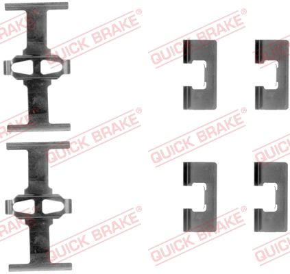 Комплектующие, колодки дискового тормоза QUICK BRAKE 1091092