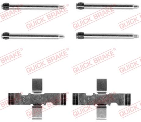 Комплектующие, колодки дискового тормоза QUICK BRAKE 1091101