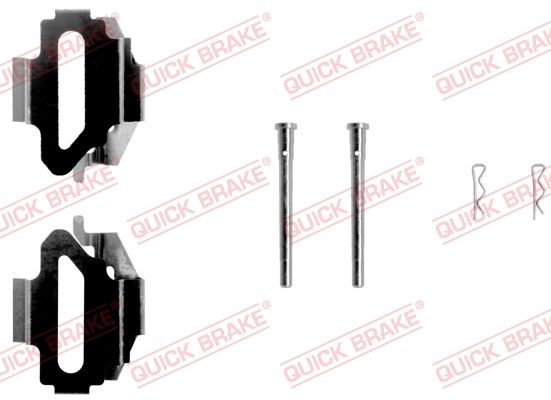 Комплектующие, колодки дискового тормоза QUICK BRAKE 1091168