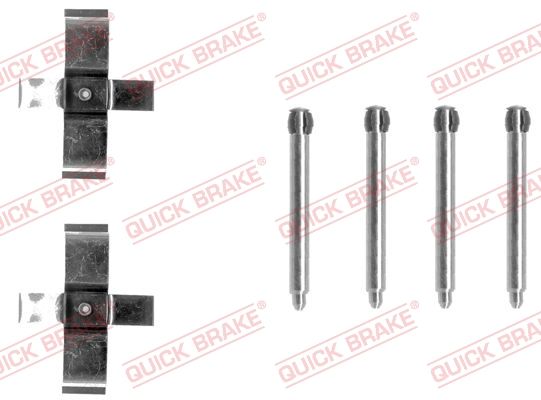 Комплектующие, колодки дискового тормоза QUICK BRAKE 1091195