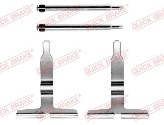 Комплектующие, колодки дискового тормоза QUICK BRAKE 1091217