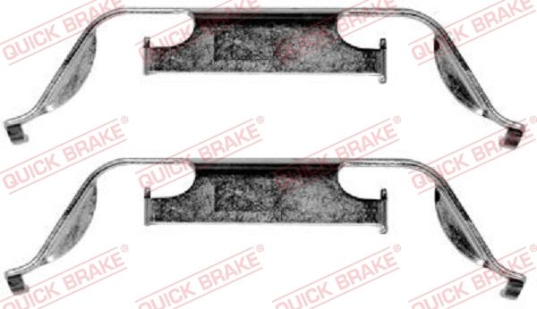 Комплектующие, колодки дискового тормоза QUICK BRAKE 1091222