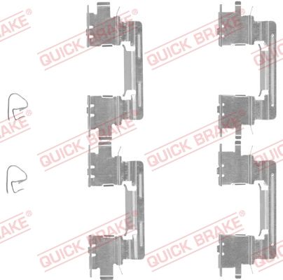 Комплектующие, колодки дискового тормоза QUICK BRAKE 1091613