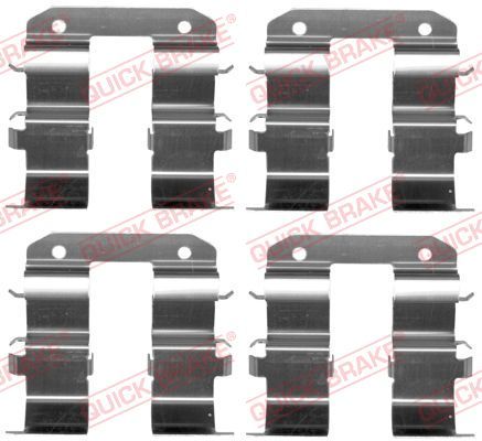 Комплектующие, колодки дискового тормоза QUICK BRAKE 1091734