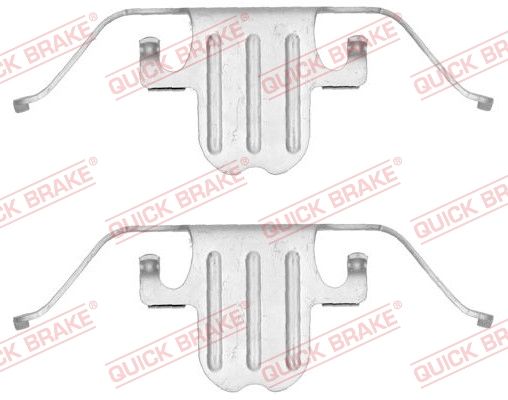 Комплектующие, колодки дискового тормоза QUICK BRAKE 1091751