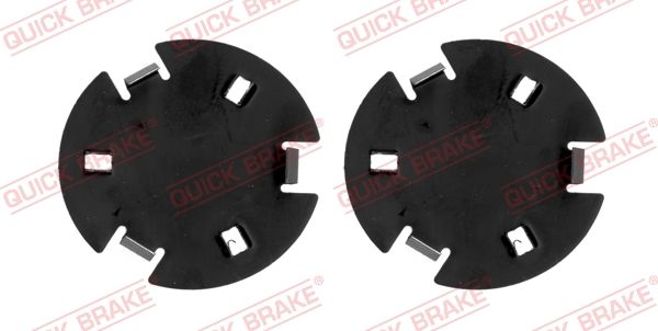 Противоскрипная пластина, тормозные колодки(задняя пластина) QUICK BRAKE W1244
