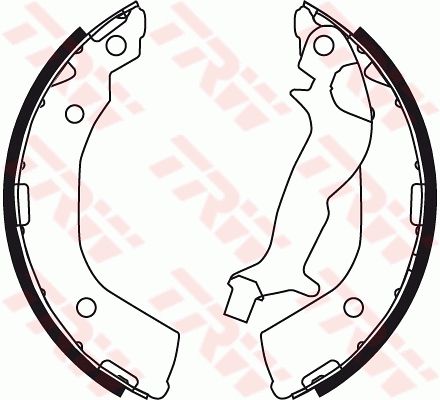 Комплект тормозных колодок TRW GS8737