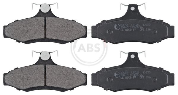 Комплект тормозных колодок, дисковый тормоз ABS 37054