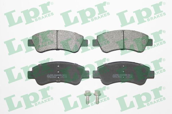 Комплект тормозных колодок, дисковый тормоз LPR 05P1188