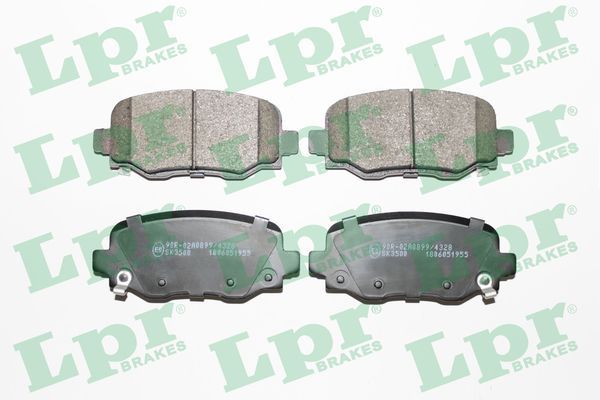 Комплект тормозных колодок, дисковый тормоз LPR 05P1955