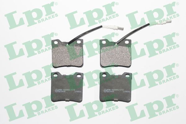 Комплект тормозных колодок, дисковый тормоз LPR 05P330