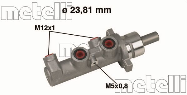 Главный тормозной цилиндр METELLI 050317
