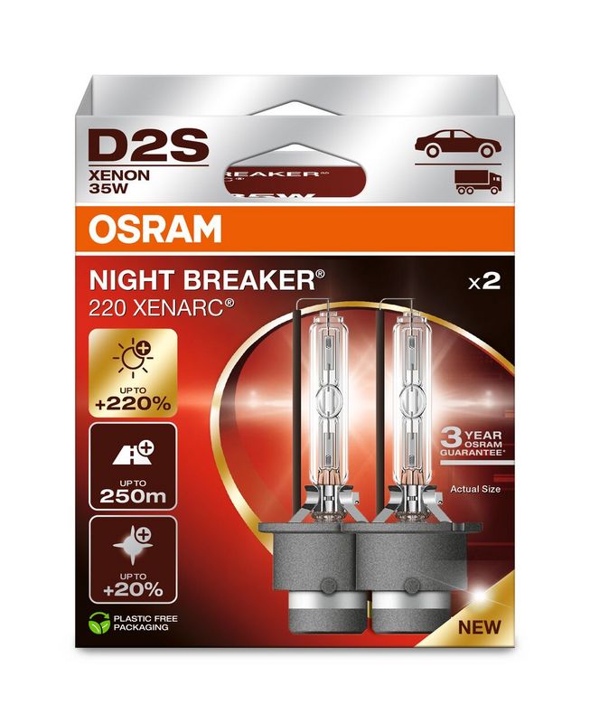 Лампа накаливания, фара дальнего света OSRAM 66240XN22HB
