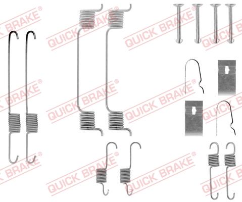 Комплектующие, тормозная колодка QUICK BRAKE 1050700