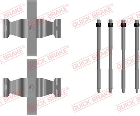 Комплектующие, колодки дискового тормоза QUICK BRAKE 1090107