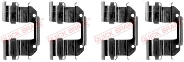 Комплектующие, колодки дискового тормоза QUICK BRAKE 1091285