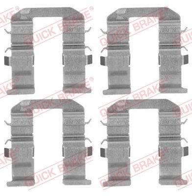 Комплектующие, колодки дискового тормоза QUICK BRAKE 1091758