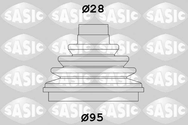Комплект пыльника, приводной вал SASIC 2933003