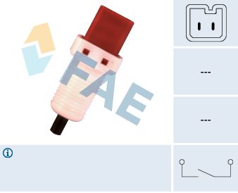 Выключатель фонаря сигнала торможения FAE 24896