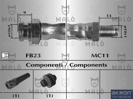 Тормозной шланг MALO 81035