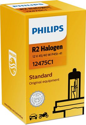 Лампа накаливания, фара дальнего света PHILIPS 12475C1