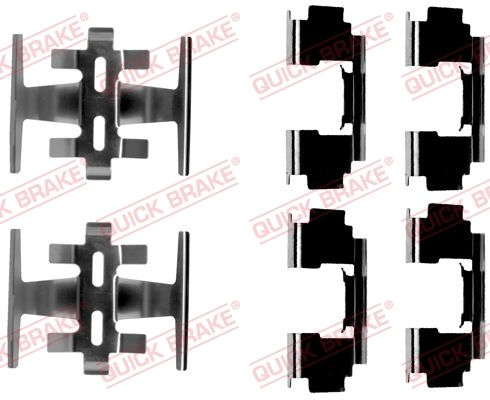 Комплектующие, колодки дискового тормоза QUICK BRAKE 1091088