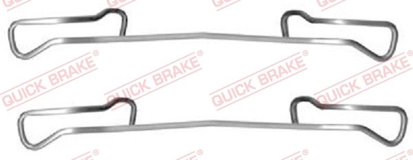 Комплектующие, колодки дискового тормоза QUICK BRAKE 1091150