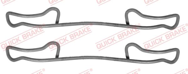 Комплектующие, колодки дискового тормоза QUICK BRAKE 1091200