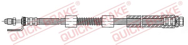 Тормозной шланг QUICK BRAKE 37928