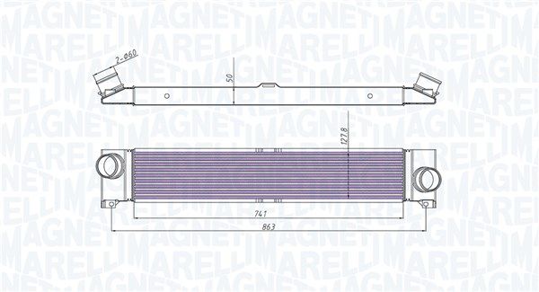 Интеркулер MAGNETI MARELLI 351319204310