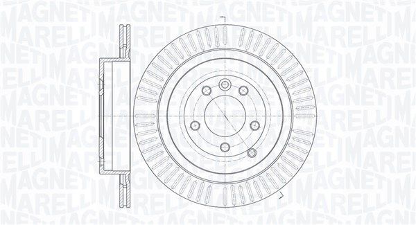 Тормозной диск MAGNETI MARELLI 361302040428