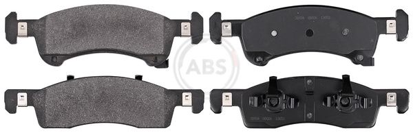 Комплект тормозных колодок, дисковый тормоз ABS 38934