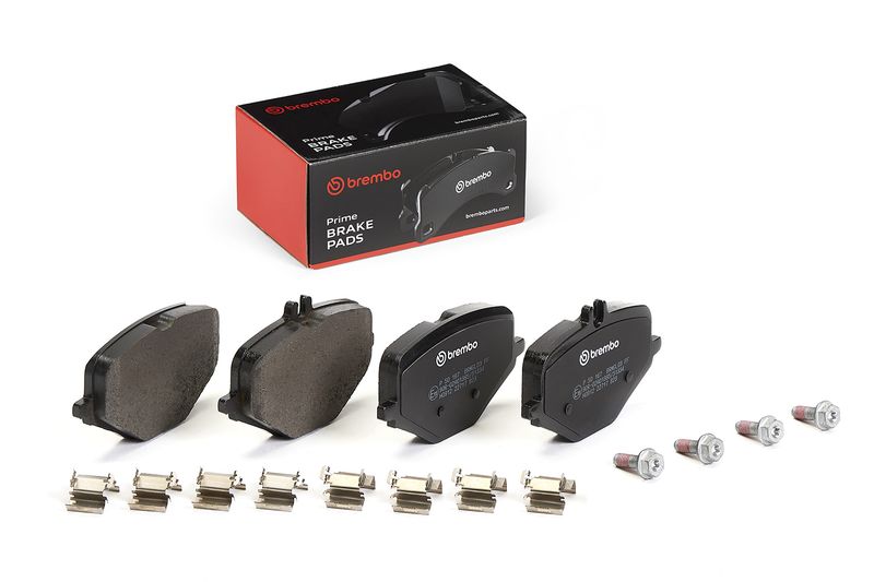 Комплект тормозных колодок, дисковый тормоз BREMBO P50167