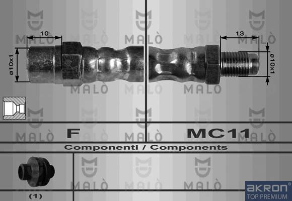 Тормозной шланг MALO 8015
