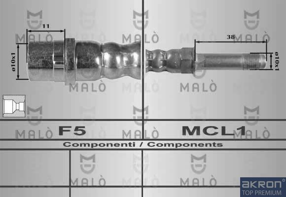Тормозной шланг MALO 80245