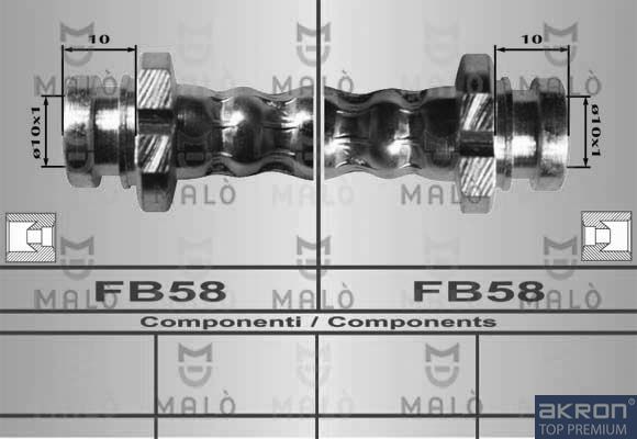Тормозной шланг MALO 80296