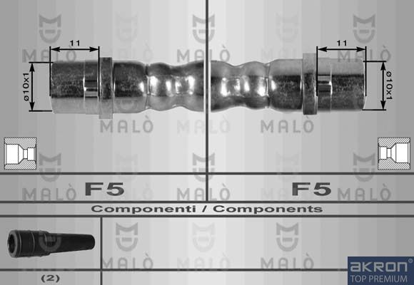 Тормозной шланг MALO 8035