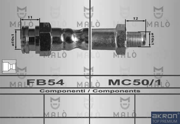 Тормозной шланг MALO 80351