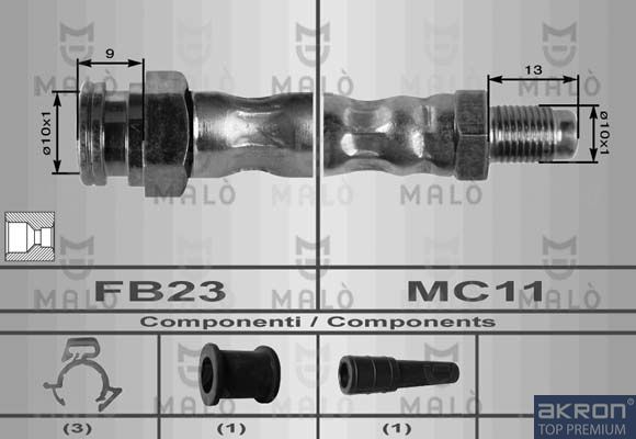 Тормозной шланг MALO 8411