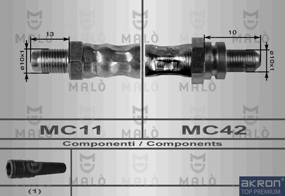 Тормозной шланг MALO 8585