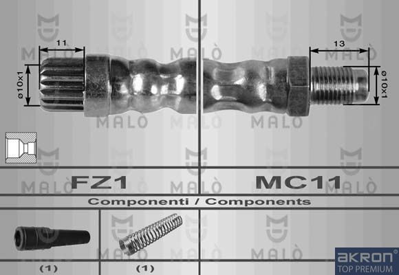 Тормозной шланг MALO 8622