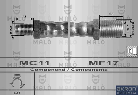 Тормозной шланг MALO 8623