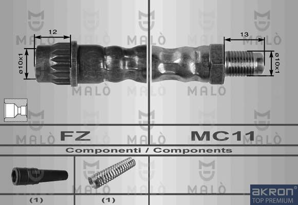 Тормозной шланг MALO 8636